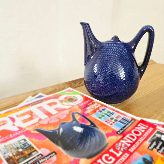 Rörstrand • Hertha Bengtson • Blå Eld • teapot